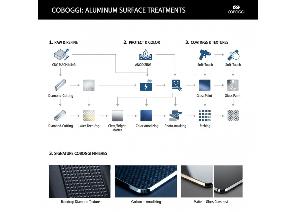 Master of Metals: The Definitive Guide to Aluminum Surface Treatments at Coboggi